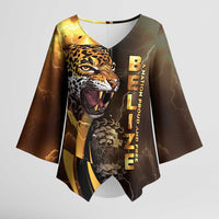 Belize Emancipation Day Kimono Sleeve Blouse A Nation Proud And Free - Wonder Print Shop