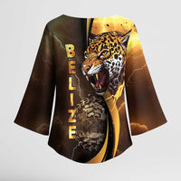 Belize Emancipation Day Kimono Sleeve Blouse A Nation Proud And Free - Wonder Print Shop