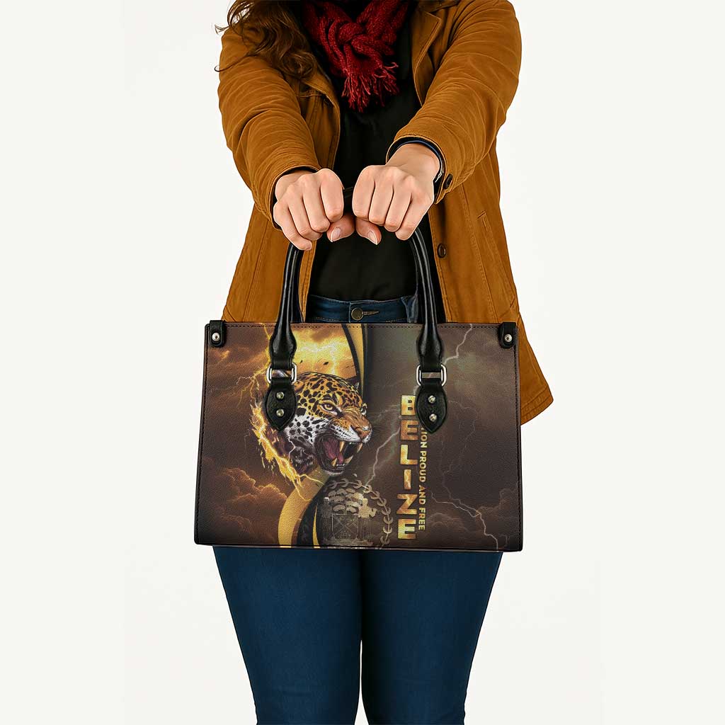 Belize Emancipation Day Leather Bag A Nation Proud And Free - Wonder Print Shop