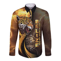 Belize Emancipation Day Long Sleeve Button Shirt A Nation Proud And Free - Wonder Print Shop