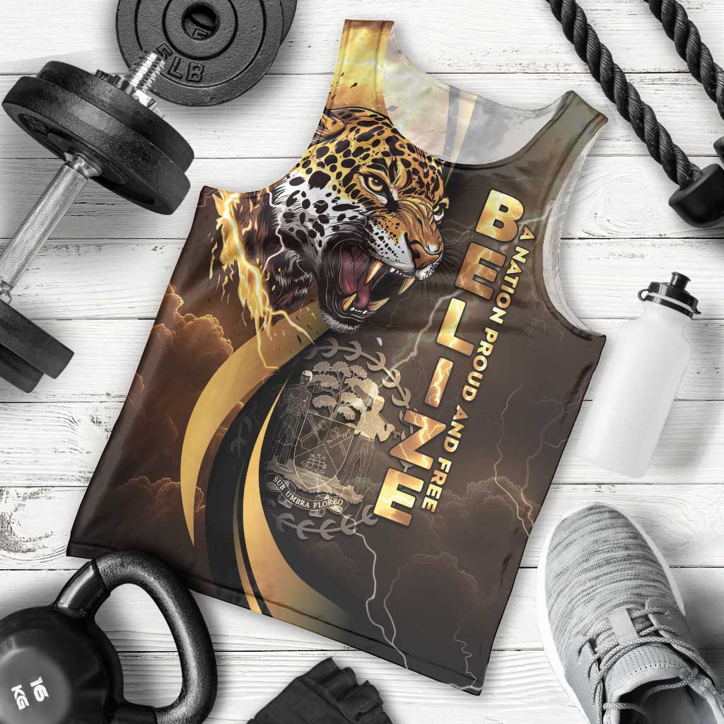 Belize Emancipation Day Men Tank Top A Nation Proud And Free - Wonder Print Shop