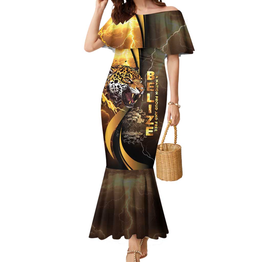 Belize Emancipation Day Mermaid Dress A Nation Proud And Free - Wonder Print Shop