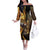 Belize Emancipation Day Off The Shoulder Long Sleeve Dress A Nation Proud And Free - Wonder Print Shop