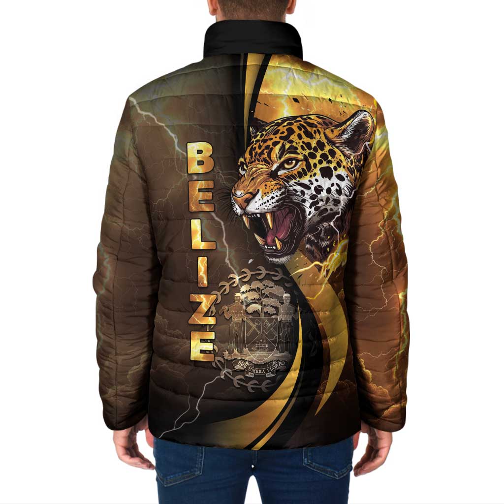 Belize Emancipation Day Padded Jacket A Nation Proud And Free - Wonder Print Shop