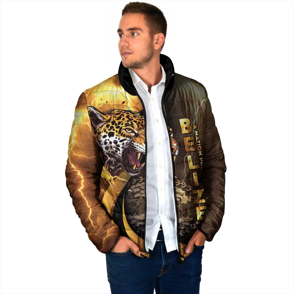 Belize Emancipation Day Padded Jacket A Nation Proud And Free - Wonder Print Shop