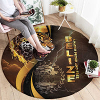 Belize Emancipation Day Round Carpet A Nation Proud And Free - Wonder Print Shop