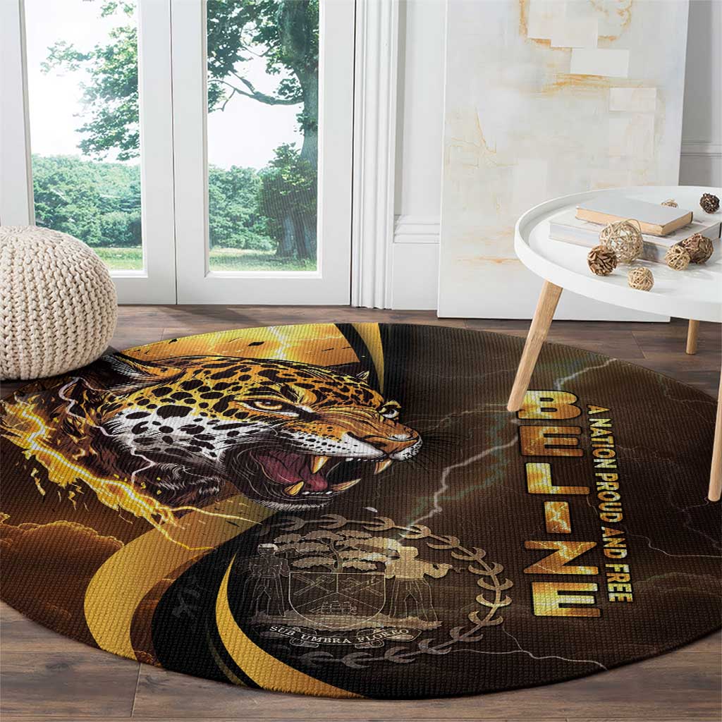 Belize Emancipation Day Round Carpet A Nation Proud And Free - Wonder Print Shop