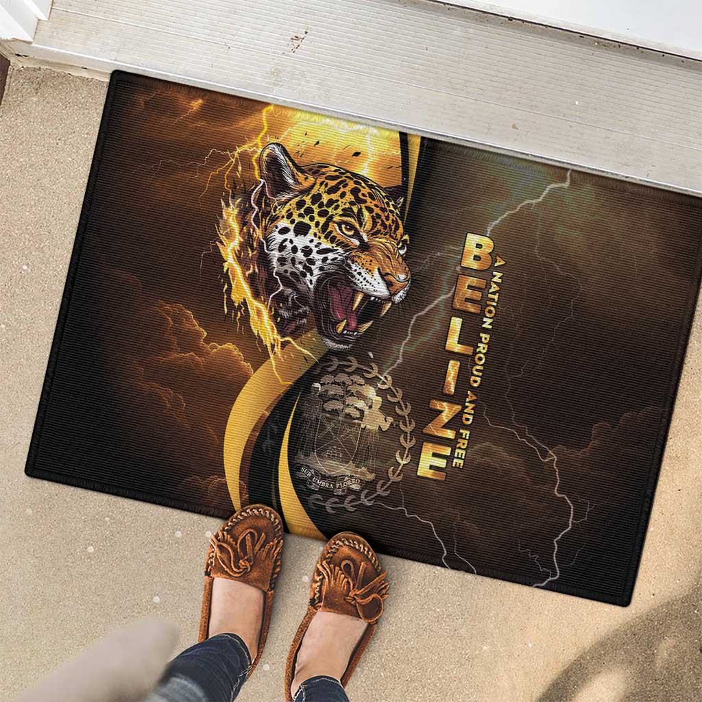 Belize Emancipation Day Rubber Doormat A Nation Proud And Free - Wonder Print Shop