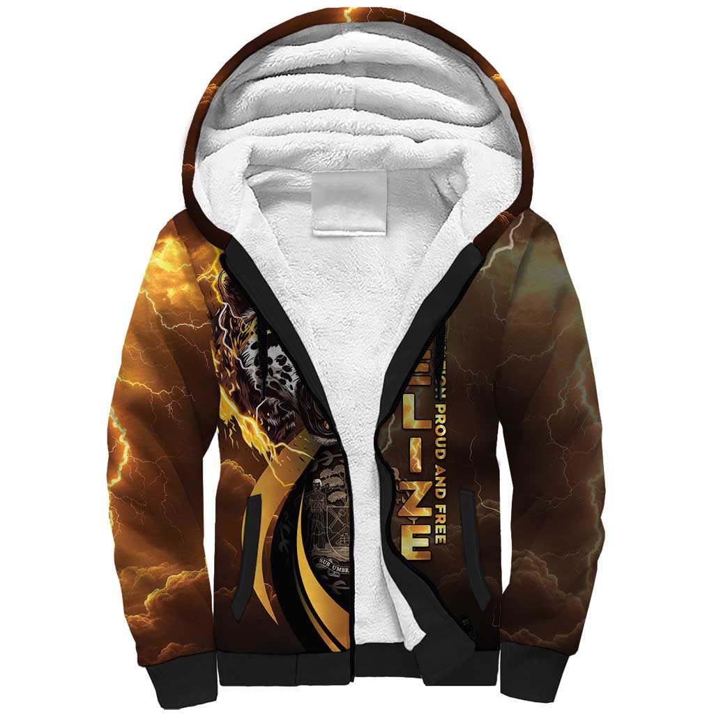 Belize Emancipation Day Sherpa Hoodie A Nation Proud And Free - Wonder Print Shop