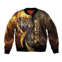 Belize Emancipation Day Sleeve Zip Bomber Jacket A Nation Proud And Free - Wonder Print Shop