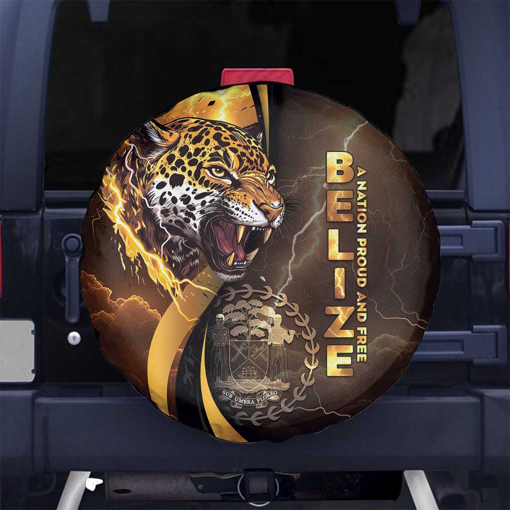 Belize Emancipation Day Spare Tire Cover A Nation Proud And Free - Wonder Print Shop