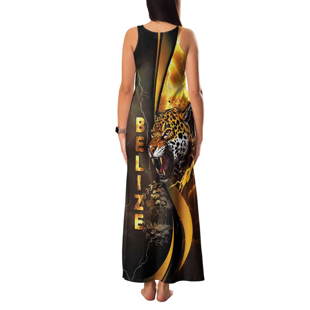 Belize Emancipation Day Tank Maxi Dress A Nation Proud And Free - Wonder Print Shop