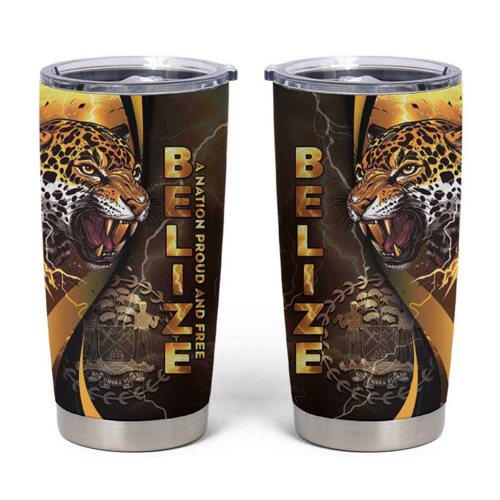 Belize Emancipation Day Tumbler Cup A Nation Proud And Free - Wonder Print Shop