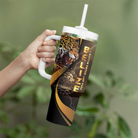 Belize Emancipation Day Tumbler With Handle A Nation Proud And Free - Wonder Print Shop