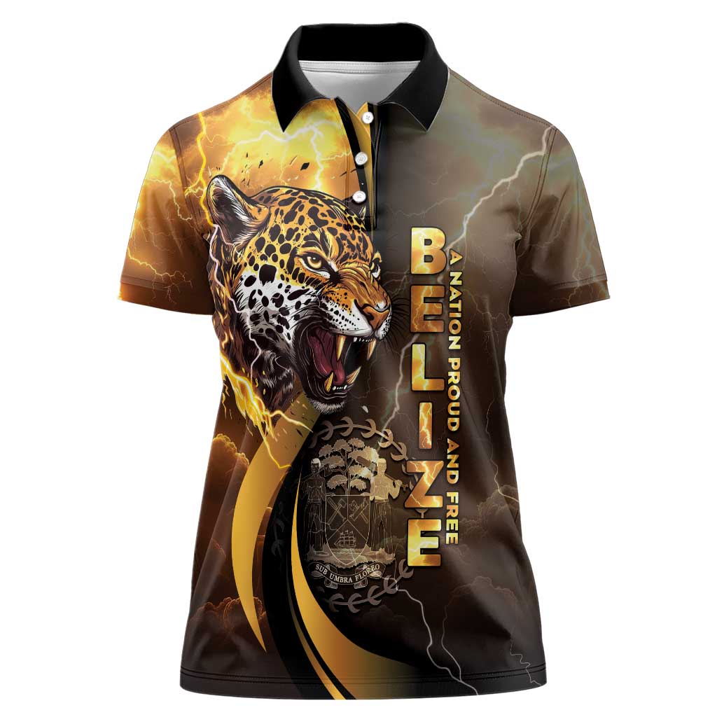 Belize Emancipation Day Women Polo Shirt A Nation Proud And Free - Wonder Print Shop