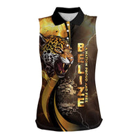 Belize Emancipation Day Women Sleeveless Polo Shirt A Nation Proud And Free - Wonder Print Shop