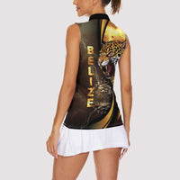 Belize Emancipation Day Women Sleeveless Polo Shirt A Nation Proud And Free - Wonder Print Shop