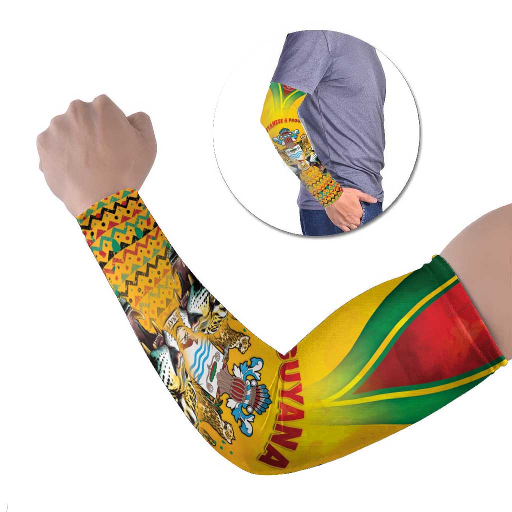 Guyana Emancipation Day Arm Sleeves Guyanese And Pride - Wonder Print Shop