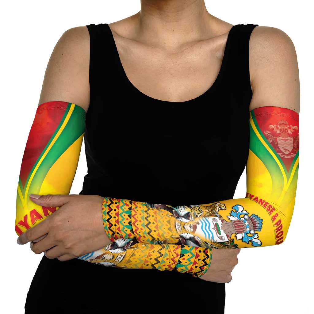 Guyana Emancipation Day Arm Sleeves Guyanese And Pride - Wonder Print Shop