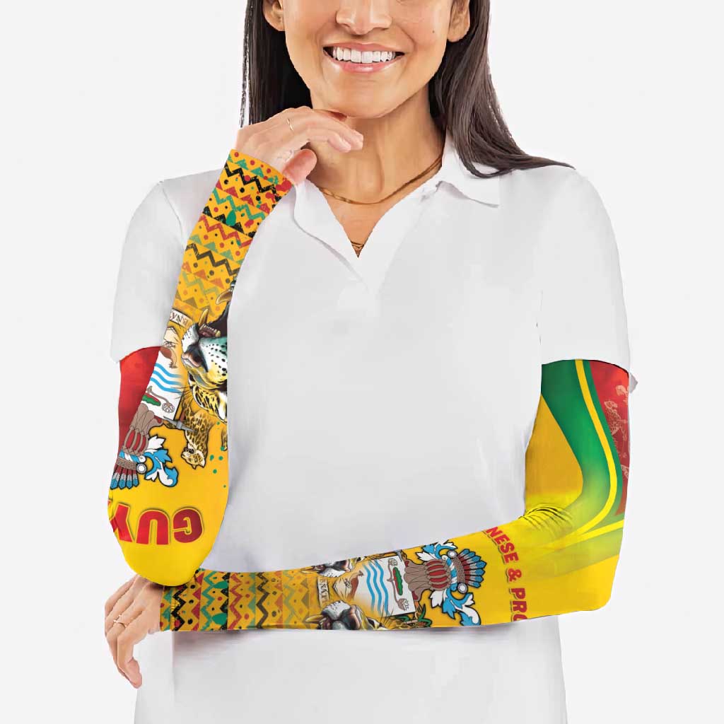 Guyana Emancipation Day Arm Sleeves Guyanese And Pride - Wonder Print Shop