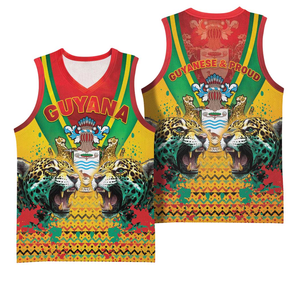 Guyana Emancipation Day Basketball Jersey Guyanese And Pride - Wonder Print Shop