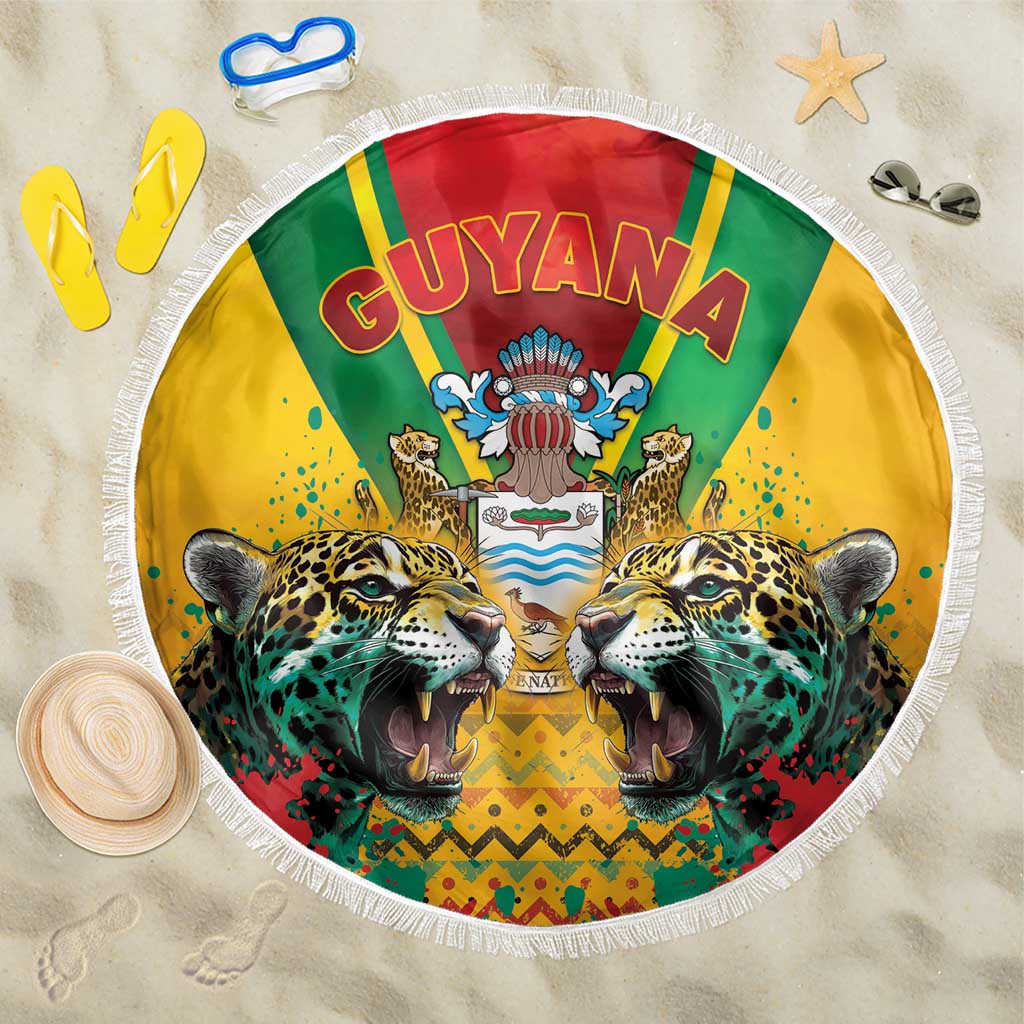 Guyana Emancipation Day Beach Blanket Guyanese And Pride - Wonder Print Shop