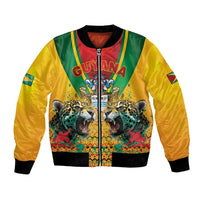 Guyana Emancipation Day Bomber Jacket Guyanese And Pride - Wonder Print Shop