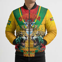 Guyana Emancipation Day Bomber Puffer Jacket Guyanese And Pride - Wonder Print Shop
