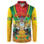 Guyana Emancipation Day Button Sweatshirt Guyanese And Pride - Wonder Print Shop