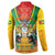 Guyana Emancipation Day Button Sweatshirt Guyanese And Pride - Wonder Print Shop