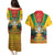 Guyana Emancipation Day Couples Matching Puletasi and Hawaiian Shirt Guyanese And Pride - Wonder Print Shop