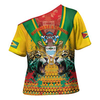 Guyana Emancipation Day Cross Shoulder Shirt Guyanese And Pride - Wonder Print Shop