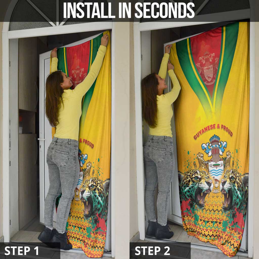 Guyana Emancipation Day Door Cover Guyanese And Pride - Wonder Print Shop