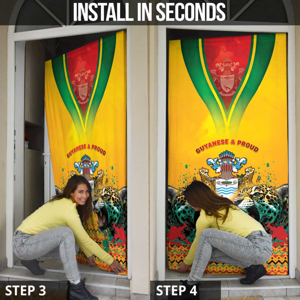 Guyana Emancipation Day Door Cover Guyanese And Pride - Wonder Print Shop