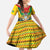 Guyana Emancipation Day Family Matching Off The Shoulder Long Sleeve Dress and Hawaiian Shirt Guyanese And Pride - Wonder Print Shop