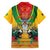 Guyana Emancipation Day Family Matching Off Shoulder Short Dress and Hawaiian Shirt Guyanese And Pride - Wonder Print Shop