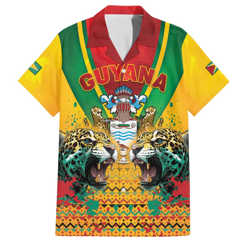 Guyana Emancipation Day Family Matching Summer Maxi Dress and Hawaiian Shirt Guyanese And Pride - Wonder Print Shop