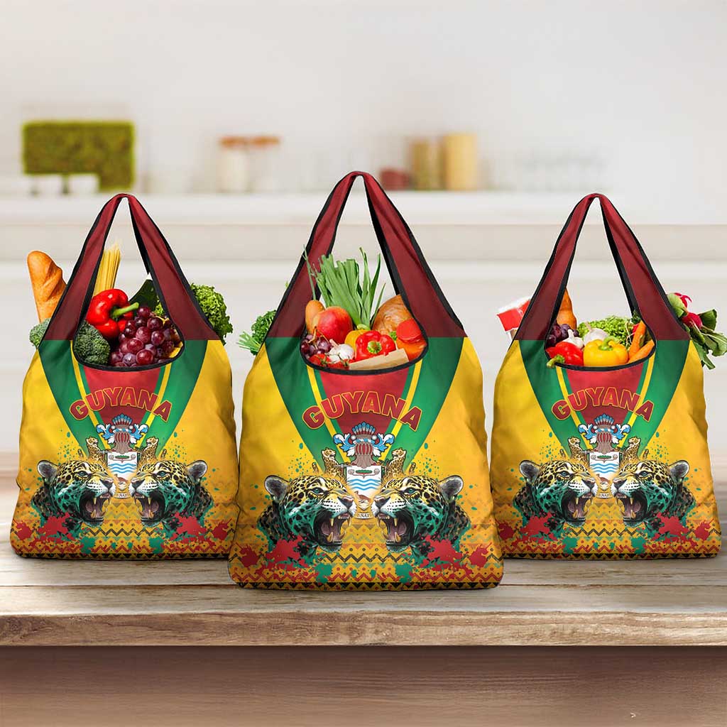 Guyana Emancipation Day Grocery Bag Guyanese And Pride - Wonder Print Shop