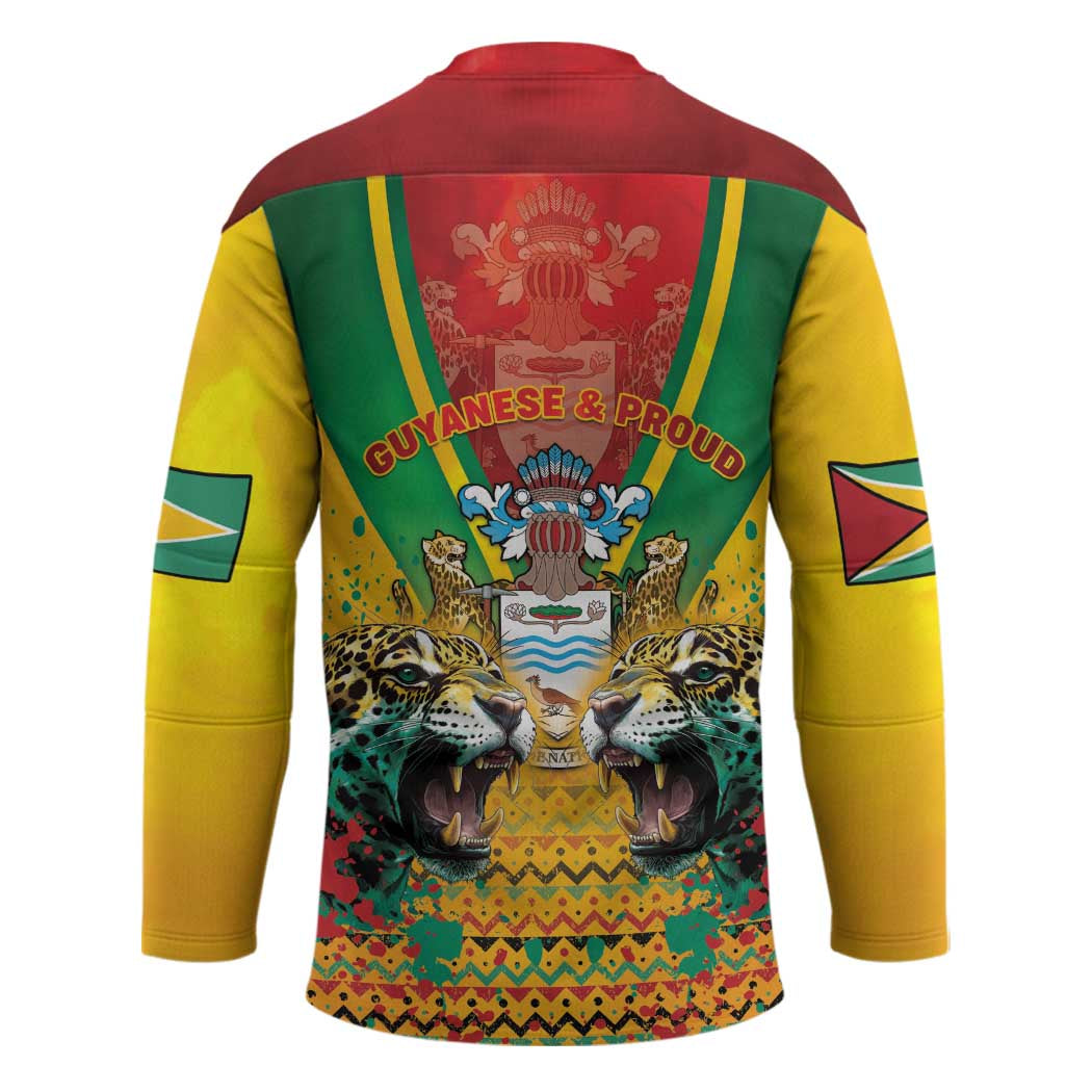 Guyana Emancipation Day Hockey Jersey Guyanese And Pride - Wonder Print Shop