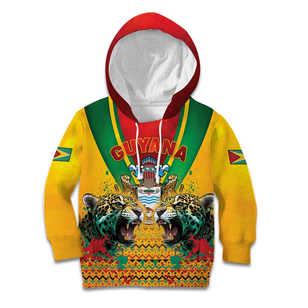 Guyana Emancipation Day Kid Hoodie Guyanese And Pride - Wonder Print Shop
