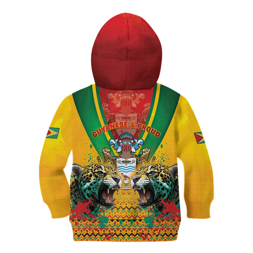 Guyana Emancipation Day Kid Hoodie Guyanese And Pride - Wonder Print Shop