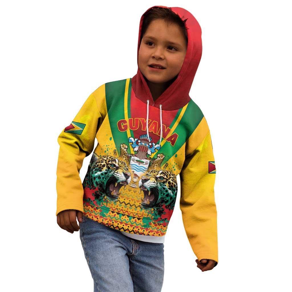 Guyana Emancipation Day Kid Hoodie Guyanese And Pride - Wonder Print Shop