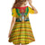 Guyana Emancipation Day Kid Short Sleeve Dress Guyanese And Pride - Wonder Print Shop