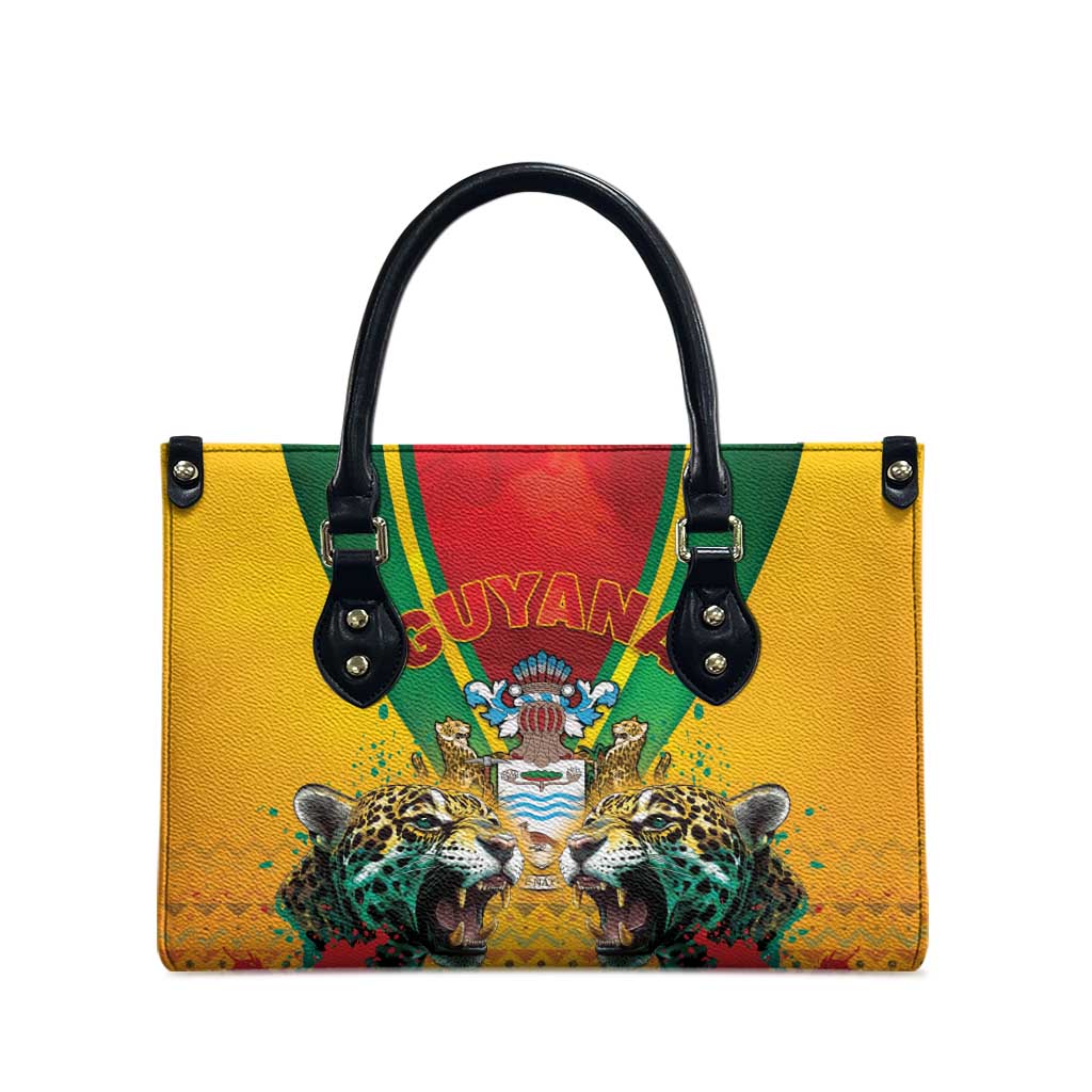 Guyana Emancipation Day Leather Bag Guyanese And Pride - Wonder Print Shop