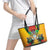 Guyana Emancipation Day Leather Tote Bag Guyanese And Pride - Wonder Print Shop