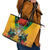 Guyana Emancipation Day Leather Tote Bag Guyanese And Pride - Wonder Print Shop