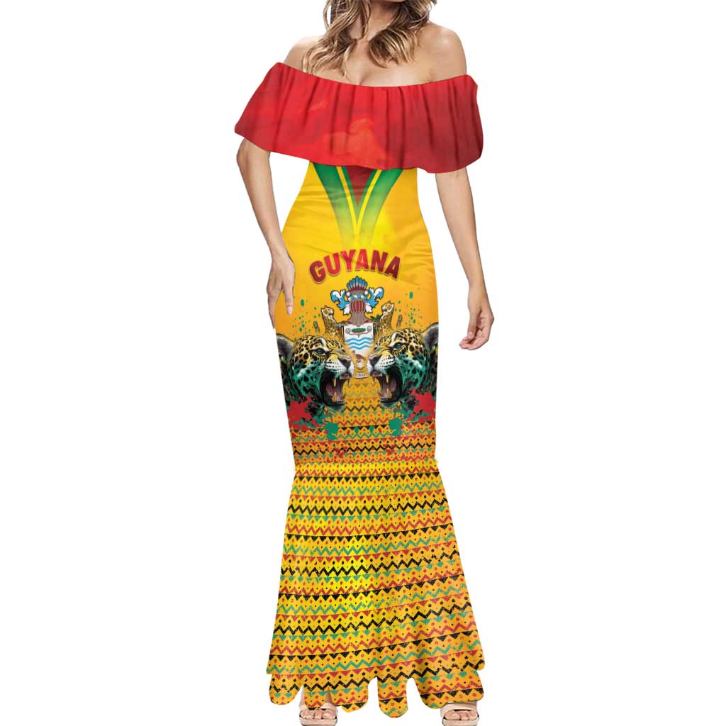 Guyana Emancipation Day Mermaid Dress Guyanese And Pride - Wonder Print Shop