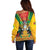 Guyana Emancipation Day Off Shoulder Sweater Guyanese And Pride - Wonder Print Shop