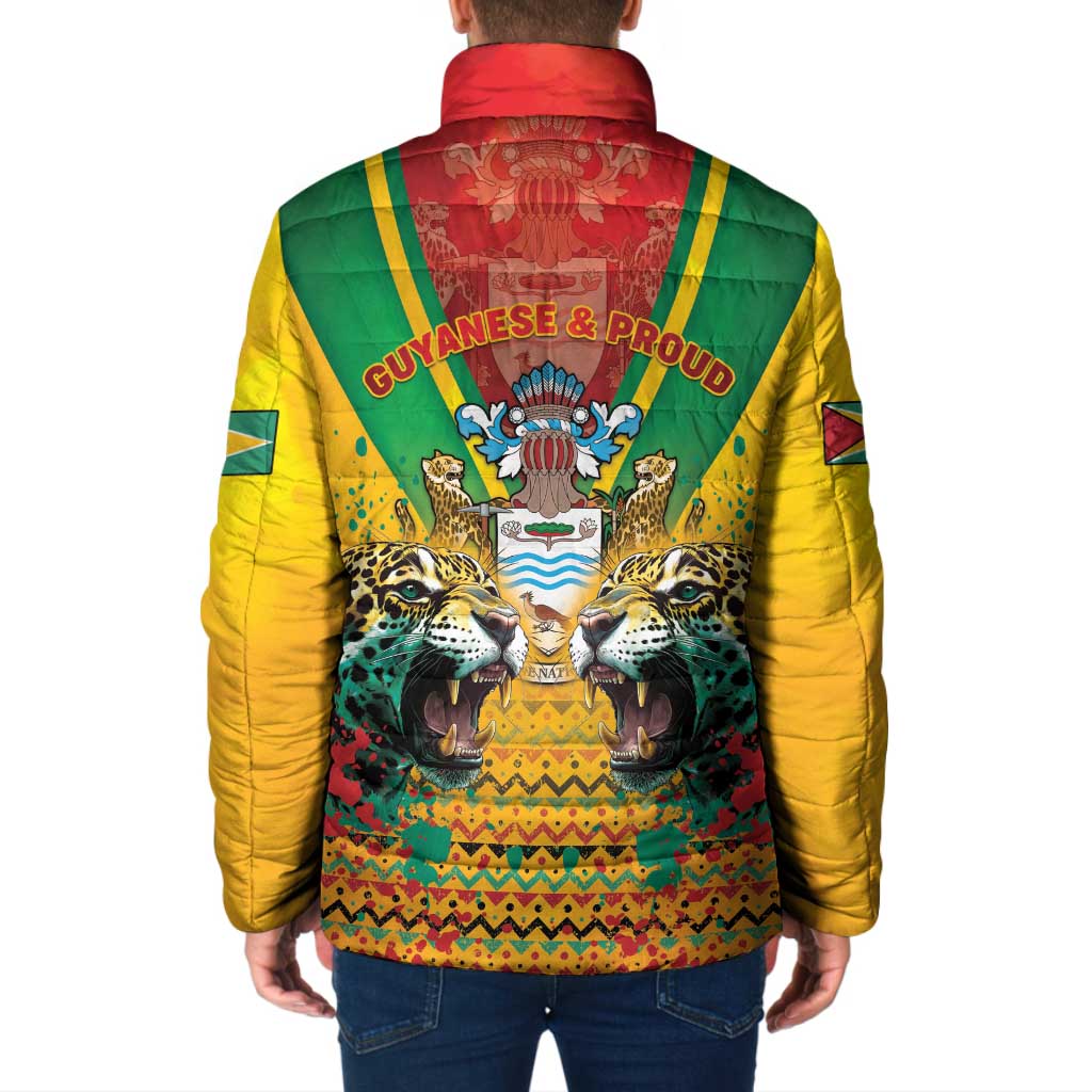 Guyana Emancipation Day Padded Jacket Guyanese And Pride - Wonder Print Shop