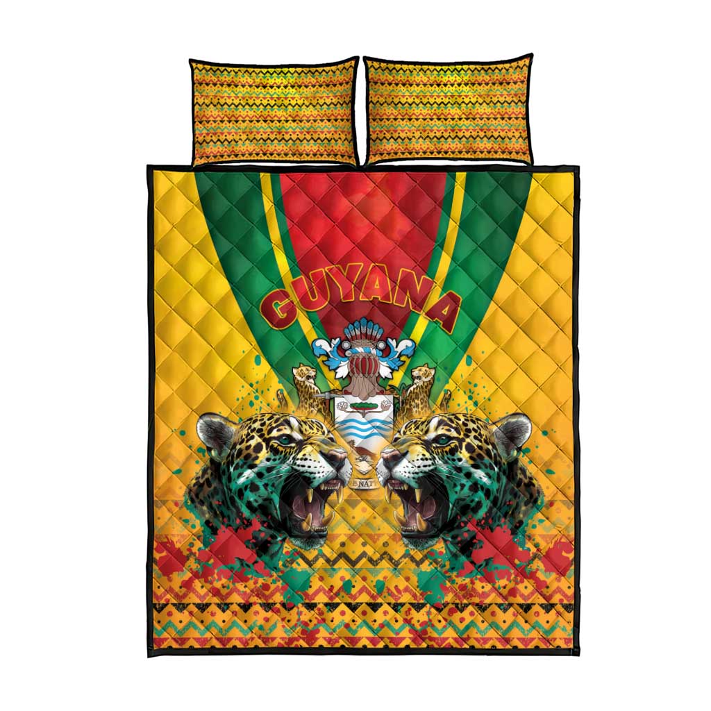 Guyana Emancipation Day Quilt Bed Set Guyanese And Pride - Wonder Print Shop